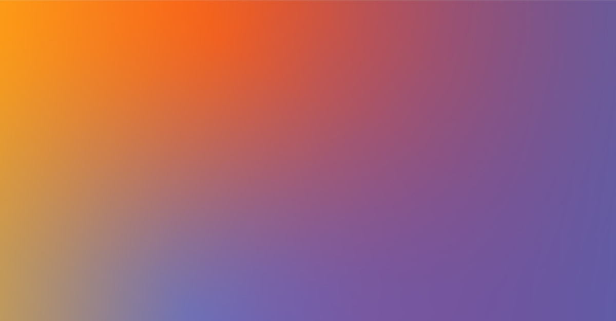 Purple, orange, and yellow gradient background.